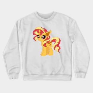 Sunset Shimmer bat pony redraw Crewneck Sweatshirt